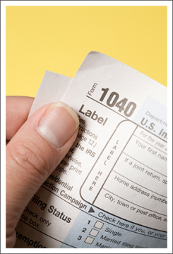 Tax return form